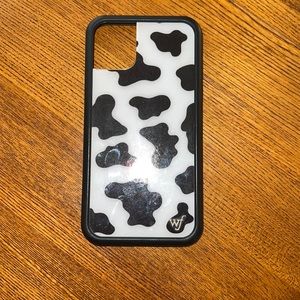Wildflower cow print case iPhone 11